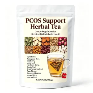 China Herbal Womb Detox PCOS Health Tea Fresh Bagged Tea Bulk 3g*30 Bags