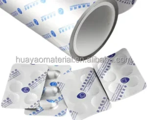 China Manufactured Printed PTP Blister Aluminum Foil OP/AL/VC Coated Medical Grade HSL Heat Sealing Tablets Pills Pharmaceutical