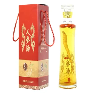 China Manufacturer Ginseng Wolfberry Medicine Wine Glass Bottle Liquor Spirit Glass Bottle