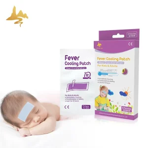 China Medical Suppliers Antipyretic Cool Pad Heat Discoloration Hydrogel Children Baby Fever Cooling Patch