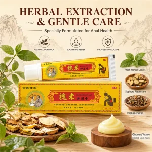 China Traditional Effective Natural Herbal OEM Hemorrhoids Ointment Piles Balm Internal and External Hemorrhoidal Cream