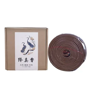 China-made 24-hour Sandalwood Coil Incense Chinese Juniper Black Agarwood Kyarawholesale Buddhist Temple Incense Home Use