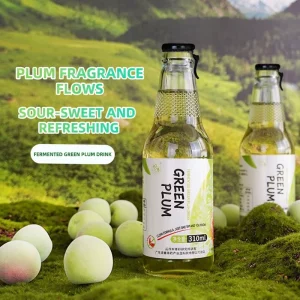 China’s High Quality Fruit and Vegetable Beverage 310ml Bottled Plum Juice Fruit Green Plum Beverage