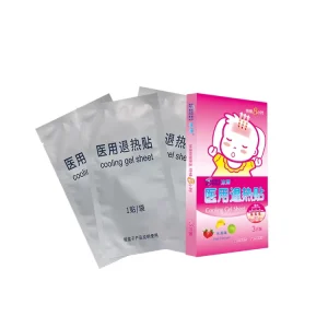 Chinese Best Selling Product Cooling Gel Patch Hydrogel Fever Reducing Cool Pad Body Cold Effect Mild and Safe for Babies