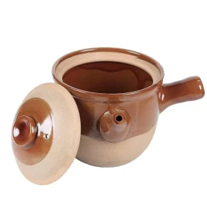 Chinese Ceramic Decoction Uncoated Herbal Medicine Clay Pot for Stewing Household Brewing