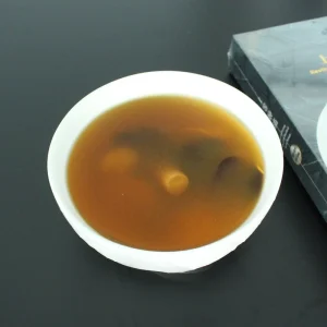 Chinese Dark Brown Tonic Soup Promoting Blood Circulation Longevity Tradition Herbal Instant Soup