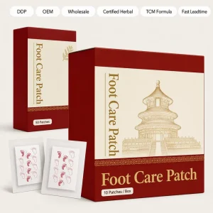 Chinese Foot Plaster 50 Patches Traditional Herbal Detox Patch with Non-Woven Material Easy Apply & Remove for Body Care