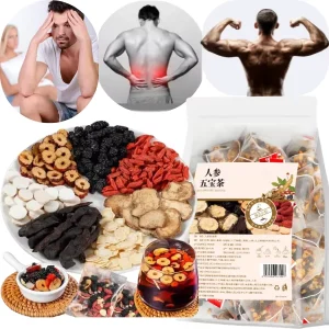 Chinese Ginseng Wolfberry Five Treasure Kidney Cleanse Detox Herbal Tea
