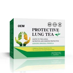 Chinese Grade Herbal Bagged Tea Box Packed Blended Health Tea Specialty Lung Tea