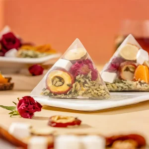 Chinese Health Individually Wrapped Lotus Leaf Tea Bags No Caffeine Vegan No Sugar Herbal Tea for Digestion & Weight Balance