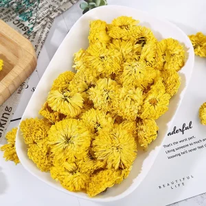Chinese Herb Golden Silk Chrysanthemum Tea King Of Chrysanthemum Tea Dried Golden Silk Royal Chrysanthemum for Tea