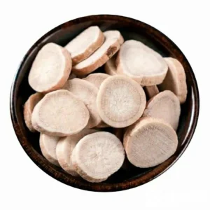 Chinese Herb Medicine Bai Shao Radix Paeoniae Alba Dried White Paeony Root Slice for Natural Liver Health Care