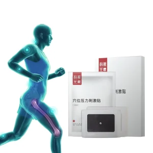 Chinese Herbal Acupoint Pressure Stimulation Sticker Heat Pain Patch 8-10 Hours Effective Muscle Strain Relief for Back Pain