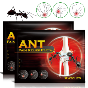 Chinese Herbal Black Ants Joint Muscle Sprain Pain Relief Patch Plaster 8 Patches