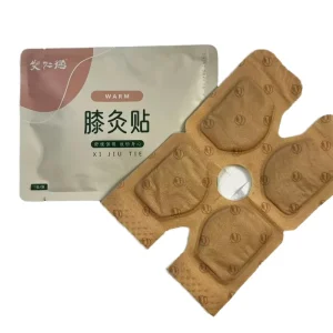 Chinese Herbal Eco-friendly Pink Knee Moxibustion Patch For Leg Relief Keep Warm Traditional Chinese Herbal OEM/ODM