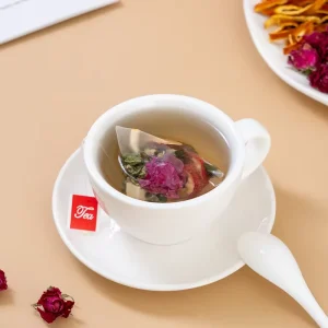Chinese Herbal Flower Tea Blend with Cassia Seed, Goji Berry, Rose and Lotus Leaf
