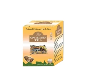 Chinese Herbal Instant Ginger Green Tea Health Benefit Slimming Beauty Tea Food Supplement