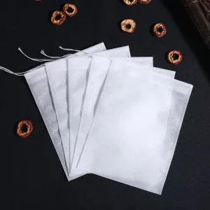 Chinese Herbal Medicine Foot Bath Tea Bags 12*16cm 13*18cm Drawstring Non woven Fabric Tea Filter Bag