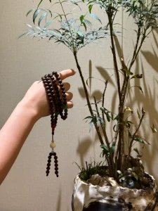 Chinese Herbal Medicine Mixed Natural Fragrance Buddhist Resin Beaded Ball Shape Multi layer Trendy Wrist Unisex Bracelet