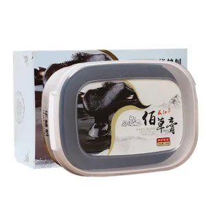 Chinese Herbal Mud Moxibustion Aged Moxa Natural Herbal Medicine Wormwood Herb Navel Patch Diuretics for Eliminating