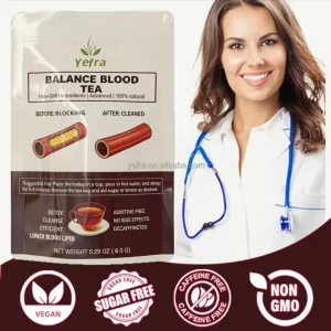 Chinese Herbal Natural Balance Blood Tea Private Label High Grade Cleansing Tea Bags Natural Herbal Blood Detox Tea