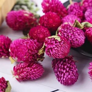 Chinese Herbal Natural Qian Ri Hong Dried Gomphrena Globosa Globe Amaranth