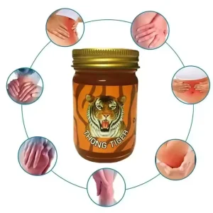Chinese Herbal Reduce Pain Tiger Cream Natural Muscle and Blood Activating Soothing Pain Ointment