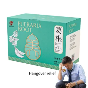 Chinese Herbal Supplement Drink for Liver Support Instant Anti Hangover Powder with Pueraria Extract Drink Mix