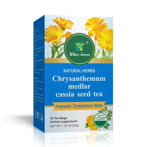 Chinese Herbal Tea Blend with Chrysanthemum Medlar Cassia Seed for Eye Health Liver Care and Body Balance