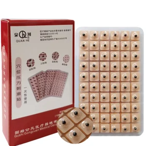 Chinese Herbs Bianstone Ear Seeds Auriculotherapy Silicone Ear Massage Model Ear Seeds Acupuncture Kit