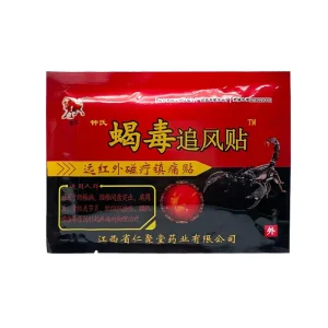 Chinese Herbs Plaster Warming Patches Scorpion Venom Extract Muscle Rheumatoid Arthritis Back Joint Pain Plaster 8pcs bag
