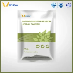 Chinese Manufacture Herbal Veterinary Medicine Anti Immunosuppression Powder for Animals Use with GMP ISO