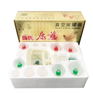 Chinese Massage Cupping with Hand Pump
