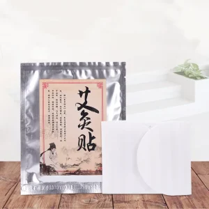 Chinese Medical Moksa Menstrual Period Cramps Relief Moxibustion Pad Absinto Herb Hot Compression Patch