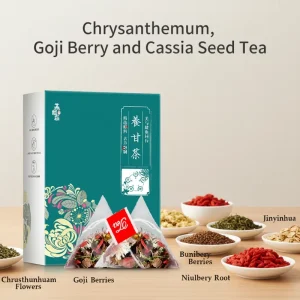 Chinese Natural 12 Flavors Herbal Liver Tonic Tea Bag Organic Blend for Men’s Fitness & Overall Wellness