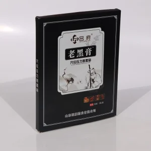 Chinese Traditional Black Cream Acupoint Pressure Stimulation Plaster for Body Pain Relief
