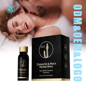 Cistanche & Maca Herbal 50ml Natural Liquid Supplement with Ginseng Root Oyster Supports Male Vitality Endurance & Energy