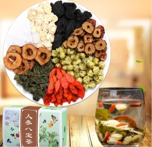 Classic Health Preservation Blend Ginseng with Seven Precious Herbs 7g/bag Traditional Wellness Tea