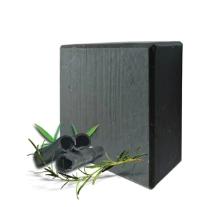 Cleansing Vitamin E Tea Tree Acne Bar Bamboo Charcoal Soap Skin