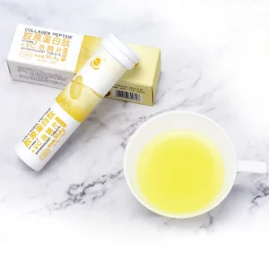 Collagen Peptide Electrolyte Water Drink Vitamin C Effervescent Tablets