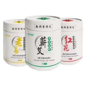 Compressed Herbal Mugwort Cakes Red Peanuts Ginger Postpartum Moxibustion Bath