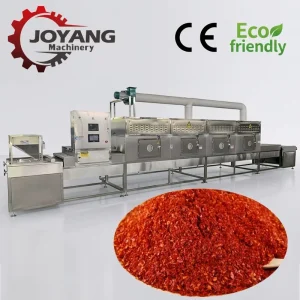 Continuous Microwave Spices Sterilizing Chili Powder Sterilization Machine