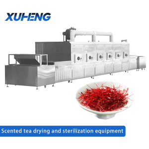Continuous Saffron Microwave Drying Equipment Traditional Chinese Medicine Drying and Sterilization Integrated Machine
