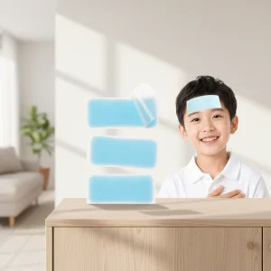 Cooling Gel Patch Forehead Fever Relief Ice Cool Skin Sheet Soft Adhesive Pad for Body