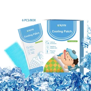 Cooling Gel Patch Health Kids & Adults Migraine Headache Fever Relief Body Patches