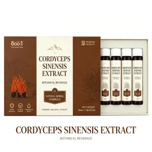 Cordyceps Militaris Fermented Extract Liquid 30ml Mushroom Tincture Supplement for Immune & Energy Support OEM