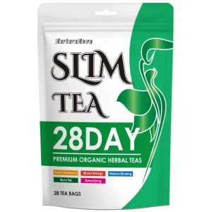 Cross Border Export of 100% Natural Herbal Slimming Tea SLIM TEA 28 Packs Source Factory Direct Sales Support O EM