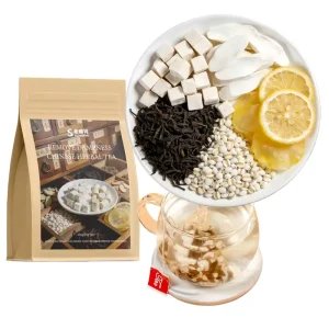 Custom 100% Health Chinese Herbal Organic Drink Remover Dampness Eliminating Bad Breath Poria Yam Tea