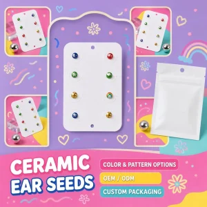 Custom Disposable Auricular Patch Ear Seeds for Spa Acupressure Massage