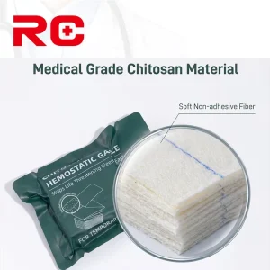 Custom Size Chitosan Hemostatic Gauze for First Aid Kit Manufacturers & Medical Suppliers